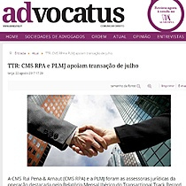 TTR: CMS RPA e PLMJ apoiam transao de julho